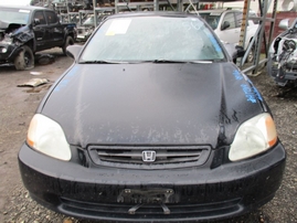 1998 HONDA CIVIC EX 2DR BLACK 1.6L VTEC AT Z17519